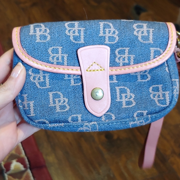 Dooney & Bourke Handbags - Dooney & Bourke Denim Wristlet